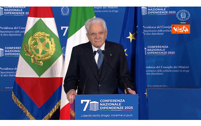 Mattarella infrange il protocollo alla conferenza sulle dipendenze Tragedia delle vite distrutte richiede un impegno corale