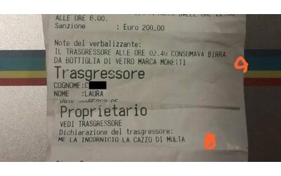 “Me la incornicio la caz*o di multa”: riceve una sanzione da 200 euro per una birra, la risposta diventa virale. Poi lancia una raccolta fondi per pagarla