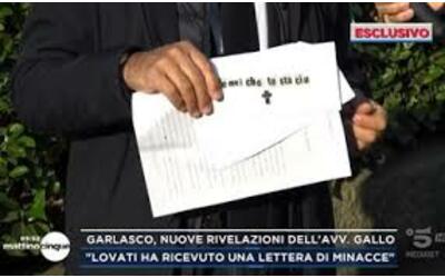 meglio che ti stai zitto la lettera di minacce pesantissima all avvocato Lovati Il collega Gallo a Mattino Cinque Forse mi pedinano