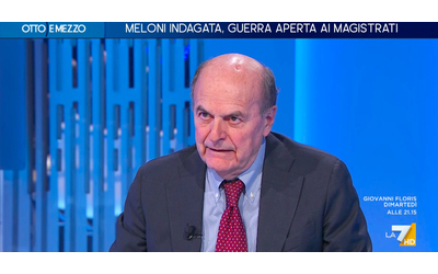 Meloni indagata, Bersani a La7: “Giorgia Trump ha tirato fuori complotti, un capo del governo non può dire agli italiani bugie del genere”