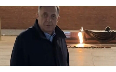 Milorad Dodik, inseguito da una richiesta d’arresto, rispunta in Russia: “Putin è un leader mondiale e storico”