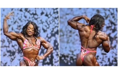 “Miss Olympia Andrea Shaw ha dei bicipiti più grandi e definiti di Mister Olympia Derek Lunsford”: le misure che dividono il mondo del bodybuilding