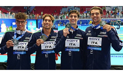 Mondiali di Nuoto, l’Italia è argento nella 4×100 stile libero maschile