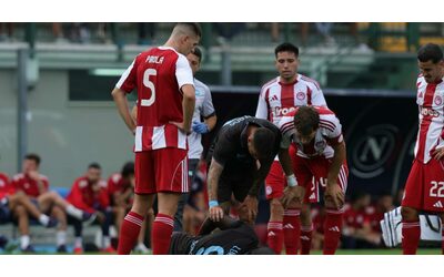 Napoli-Olympiakos 2-1: gli azzurri vincono l’amichevole con i greci. Infortunio per Lukaku