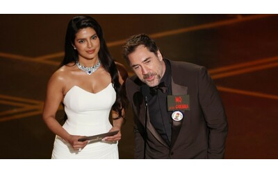 No alla guerra Palestina libera l unico vero anelito politico degli Oscar 2026 di Javier Bardem
