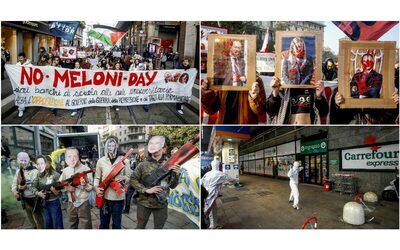 “No Meloni day atto II”: studenti in piazza per un’istruzione pubblica accessibile. Slogan contro la premier, il ddl Sicurezza e Israele