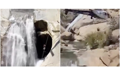 “Non sapeva se sarebbe mai riuscito a uscire”: rimane intrappolato dietro ad una cascata, l’incredibile salvataggio dopo due giorni da incubo