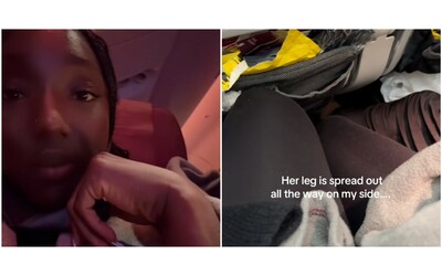 “Non volerò mai più in economy. L’anziana seduta accanto a me prima ha invaso il mio spazio, poi mi ha minacciato con il coltello”: il video viaggio da incubo è virale su TikTok