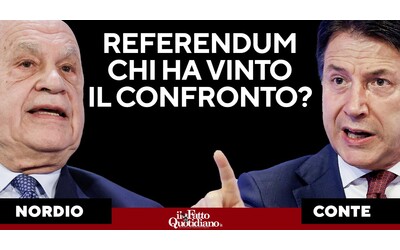 Nordio vs Conte chi ha vinto il confronto sul referendum La diretta con Peter Gomez e Paolo Frosina