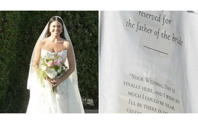 Pap morto ma ho trovato il modo di averlo con me me al mio matrimonio il racconto di Lizzie Dean diventato virale e ha commosso tutti