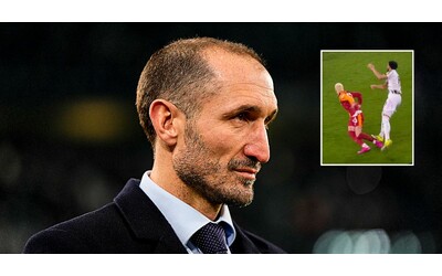 Per fortuna non ero Kelly la rabbia di Chiellini dopo l espulsione in Juve Galatasaray