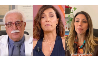 Quando c lei so gi che mi innervosisco scintille in studio a La Volta Buona per la dieta paleolitica scoppia la lite tra gli esperti