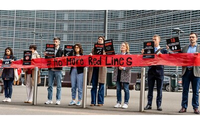 Rafah, la protesta delle ong a Bruxelles: “Quanto dobbiamo aspettare prima che l’Ue intervenga per fermare l’impunità a Gaza?”