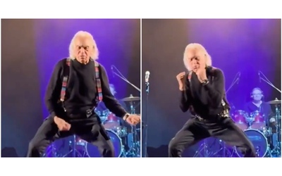 Riccardo Fogli choc sul palco: “Si è ‘schitarrato’ le parti intime”. Il video dell’esibizione è virale