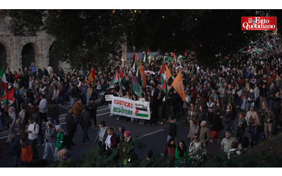 Roma scende di nuovo in piazza per la Palestina. I manifestanti: “La Flotilla ha aperto un vaso di Pandora” – Video