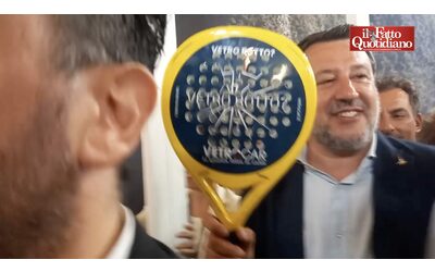 Salvini: “Mancato incontro con Meloni? Guardonismo giornalistico”. E sugli sminatori italiani in Ucraina non risponde – Video