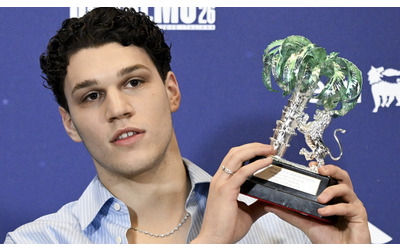 Sanremo 2026 il vincitore Nicol Filippucci Maria De Filippi importante nel mio percorso importante ricevere le porte chiuse in faccia utili anche nella vita