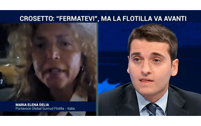 Scontro tra Giubilei e la portavoce italiana della Flotilla. “Avete finalità politiche”. “Lo abbiamo sempre detto”. Su La7