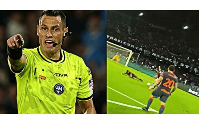 Sei sicuro      poi fischia  il  rigore  Napoli Inter   il   video   dalla  prospettiva dell   arbitro Mariani fa emergere  un  dettaglio inedito