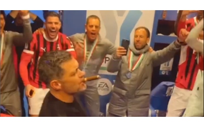 Supercoppa, Conceicao si scatena dopo la vittoria contro l’Inter: balletto e sigaro, la sua esultanza è già iconica – Video