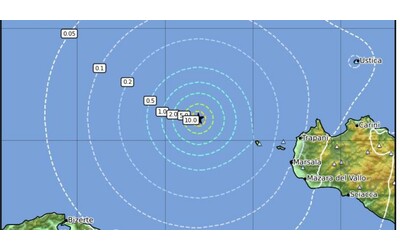 Terremoto in Sicilia: scossa di magnitudo 4.7 al largo delle Egadi, avvertita nel Trapanese