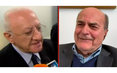 Terzo mandato, De Luca: “Bersani si beva un grappino e vada a dormire, si sta rincoglionendo”. La replica: “Lo berrò alla sua salute”