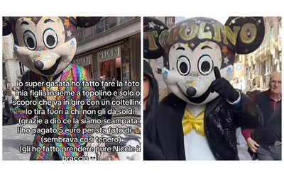 Topolino semina il panico tra le strade di Napoli: “Ci ha derubate e aveva un coltellino. Estorce denaro”