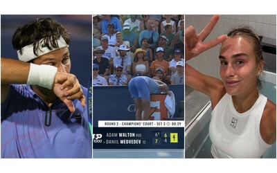 Tra ironia e vasche di ghiaccio, come i tennisti provano a combattere il caldo di Cincinnati. Ma c’è anche chi crolla (e si ritira)