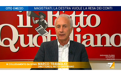 Travaglio a La7: “Bisogna separare Nordio dalla giustizia, non le carriere del pm dal giudice”