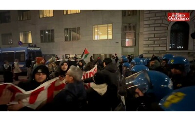 Tregua violata a Gaza, tensione tra polizia e attivisti pro Palestina a Milano: “Trump criminale, Europa complice”