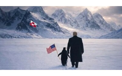 Trump e un pinguino alla conquista della Groenlandia la gaffe virale della Casa Bianca