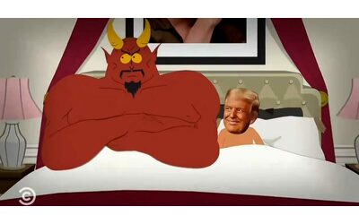 Trump nudo a letto con Satana: la scena choc nella nuova puntata di South Park fa infuriare la Casa Bianca