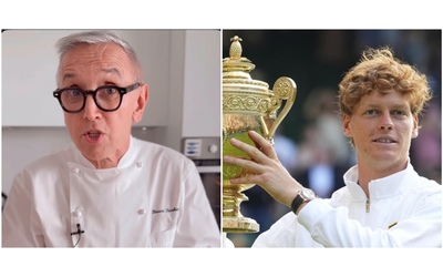 “Un soufflé per il Re”: Bruno Barbieri celebra la vittoria di Jannik Sinner a Wimbledon con un piatto a base di carote