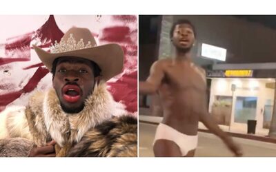 “Vagava in mutande per strada e ha aggredito un agente di polizia”: il rapper Lil Nas X arrestato e ricoverato per sospetta overdose