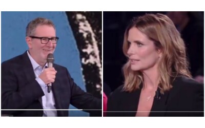“Vedi, dicono che non ti faccio parlare, invece lei si consuma la voce”, “Loro dicono che m’interrompi”: la frecciata di Filippa Lagerback a Fabio Fazio