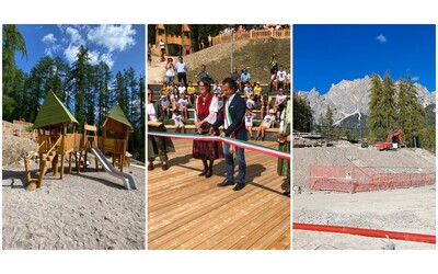 Via le altalene ecco la pista da bob a Cortina le Olimpiadi cancellano pure il parco giochi