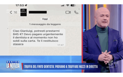 Volevano da me 845 euro era la truffa del finto dentista Ma io la faccia da pollo da spennare non credo di averla la denuncia di Gianluigi Nuzzi IL VIDEO
