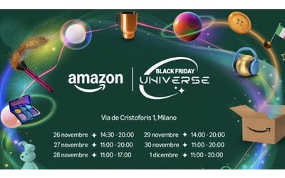 Amazon Black Friday Future: a Milano un pop-store ultra-interattivo