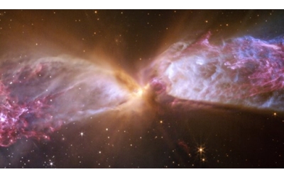 Il telescopio spaziale James Webb ha osservato una clessidra cosmica