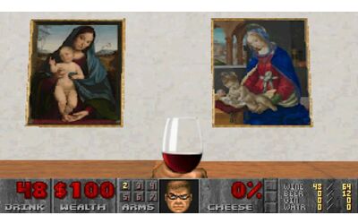 L’arte incontra l’inferno: Doom diventa una galleria d’arte in questa insolita mod