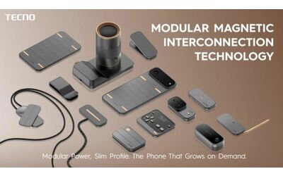 L assurdo smartphone modulare spesso come una matita Tecno la sorpresa del MWC