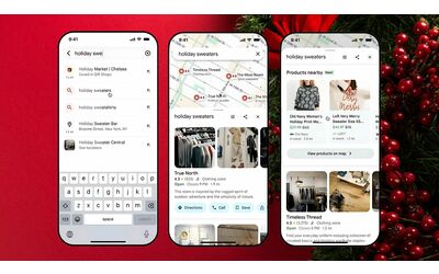 Regali di Natale last minutes? Google Maps ti corre in aiuto con una nuova funzione