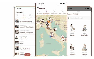 Itinerari su misura e luoghi da scoprire: un’app che crede nel turismo sostenibile