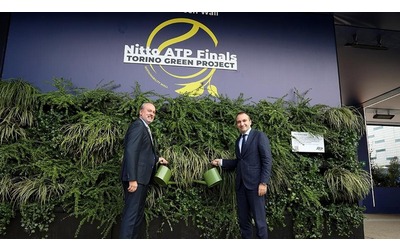 Le Atp Finals si tingono di verde: un giardino verticale al Fan Village