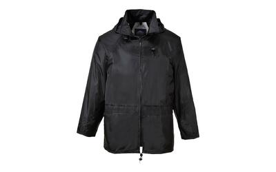 Portwest S440 Giacca Impermeabile Classica Leggera da Uomo Nero