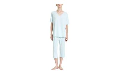 RAGNO Pigiama Corto Scollo a V Jersey di Cotone