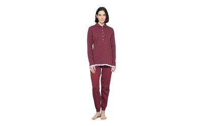 Ragno Pigiama Donna 100% Cotone Felpato
