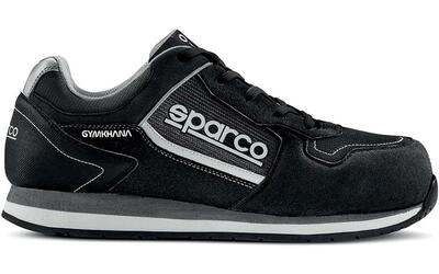 Sparco – Gymkhana Max – Scarpe da Lavoro Antinfortunistiche S1P SRC Nero-Grigio
