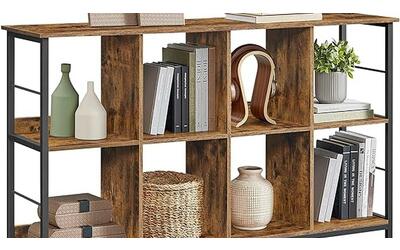 VASAGLE Libreria a 2 Ripiani