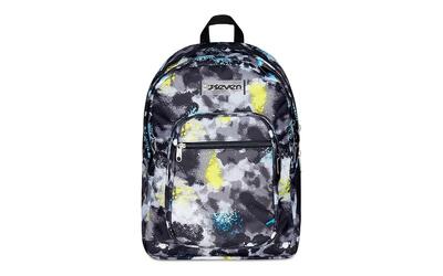 Zaino Scuola Freethink Nero e Giallo Seven